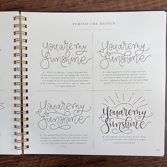 NEW Pretty simple Lettering Calligraphy Hand Lettering For Beginners with PENS - Picture 7 of 8